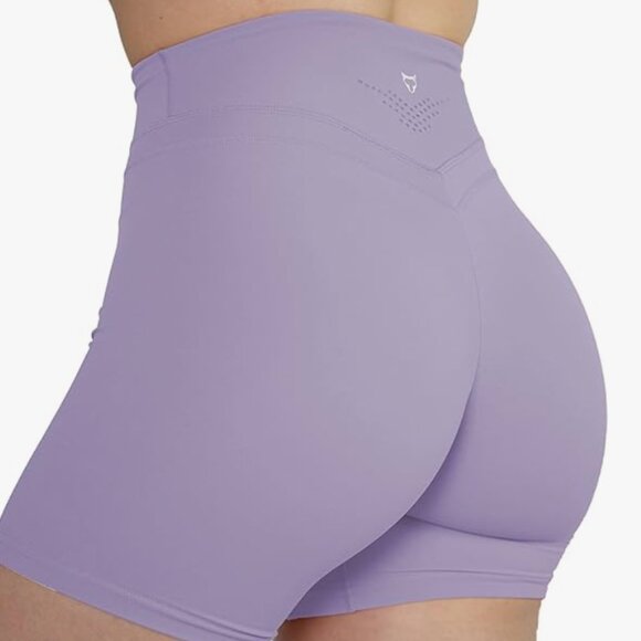 TomTiger Yoga Shorts for Women Tummy Control High Waist Biker Shorts Sz M - Picture 2 of 7